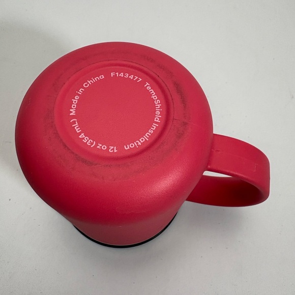 Hydro Flask 12 oz Coffee Mug - Stone Dark Pink TempShield Insulated - w/ Lid - Picture 3 of 4